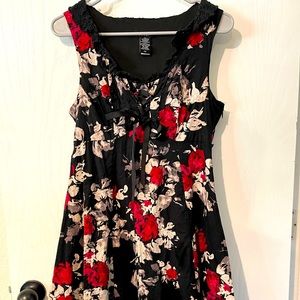Hot Topic Floral Dress, Size L